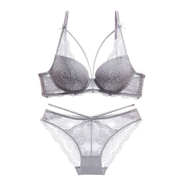 ENGEL Grünes Push-up-BH-Set für Damen