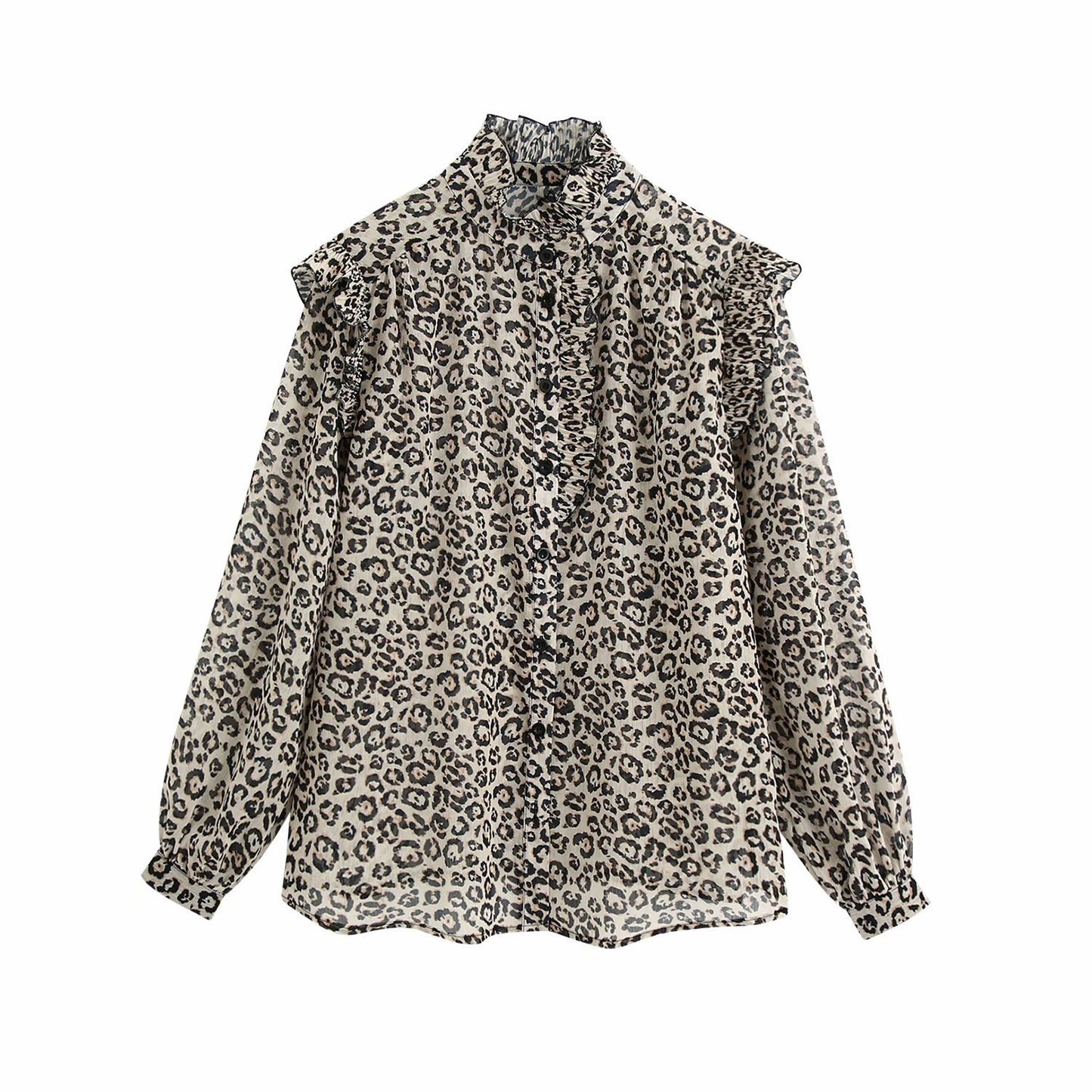 Imogen – Gedrucktes Chiffonhemd