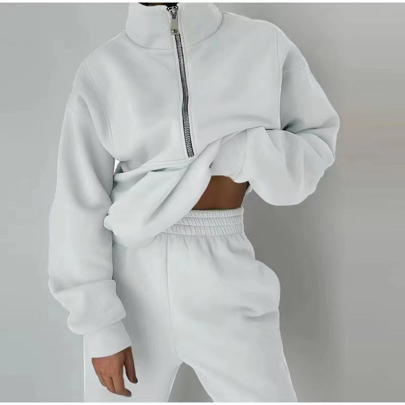 Damen Sportanzug mit Reißverschluss | Warm & Bequem