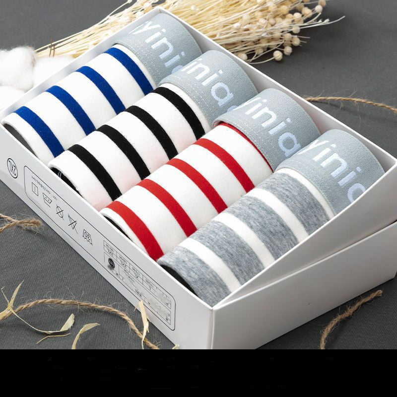 Herren Boxershorts | 5er Set Baumwolle & Komfortbund