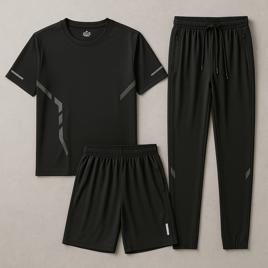 Herren Sport Set | Atmungsaktiv & 3-teilig