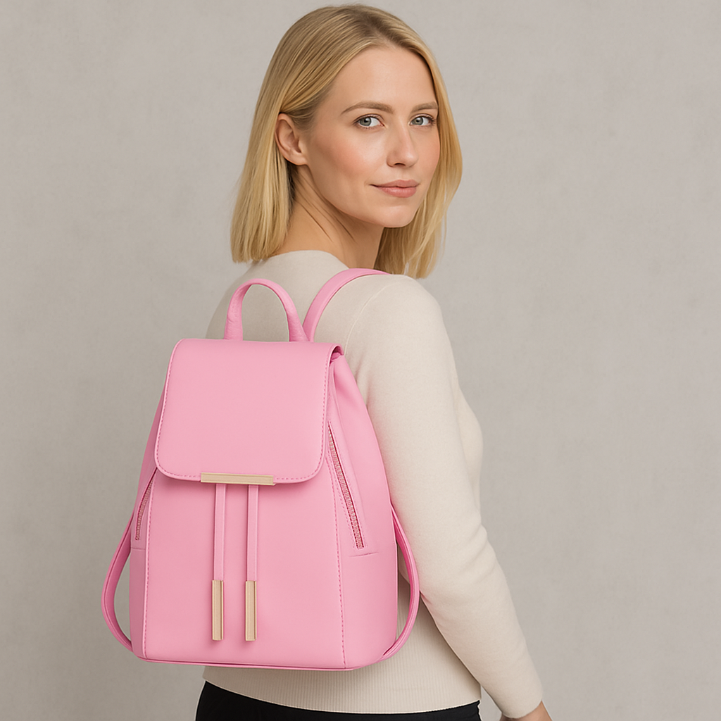 Damen Rucksack aus Kunstleder | Elegant & Praktisch