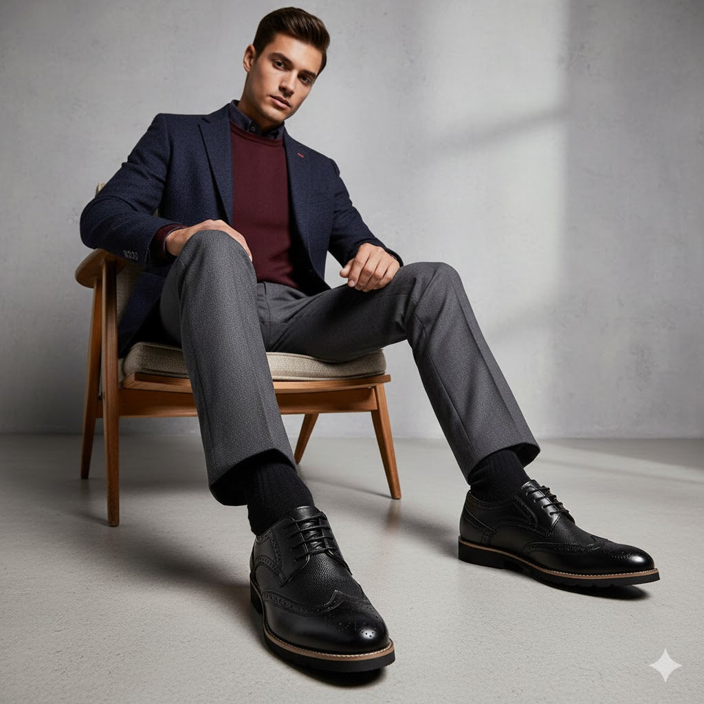 Herren Pumps Elegant | Veganes Leder & Bequemer Sitz
