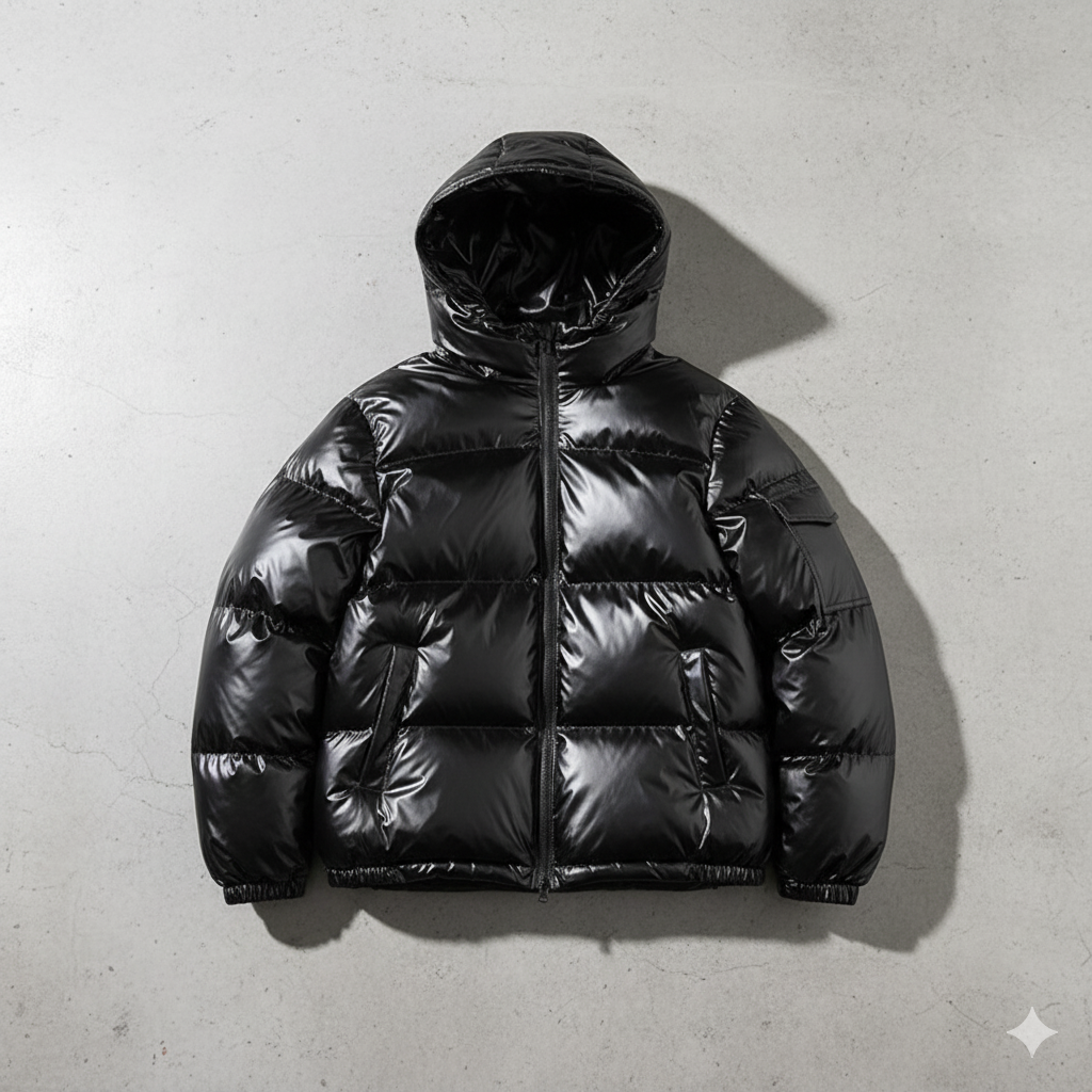 Herren Steppjacke mit Kapuze | Winter | Warm & Modern