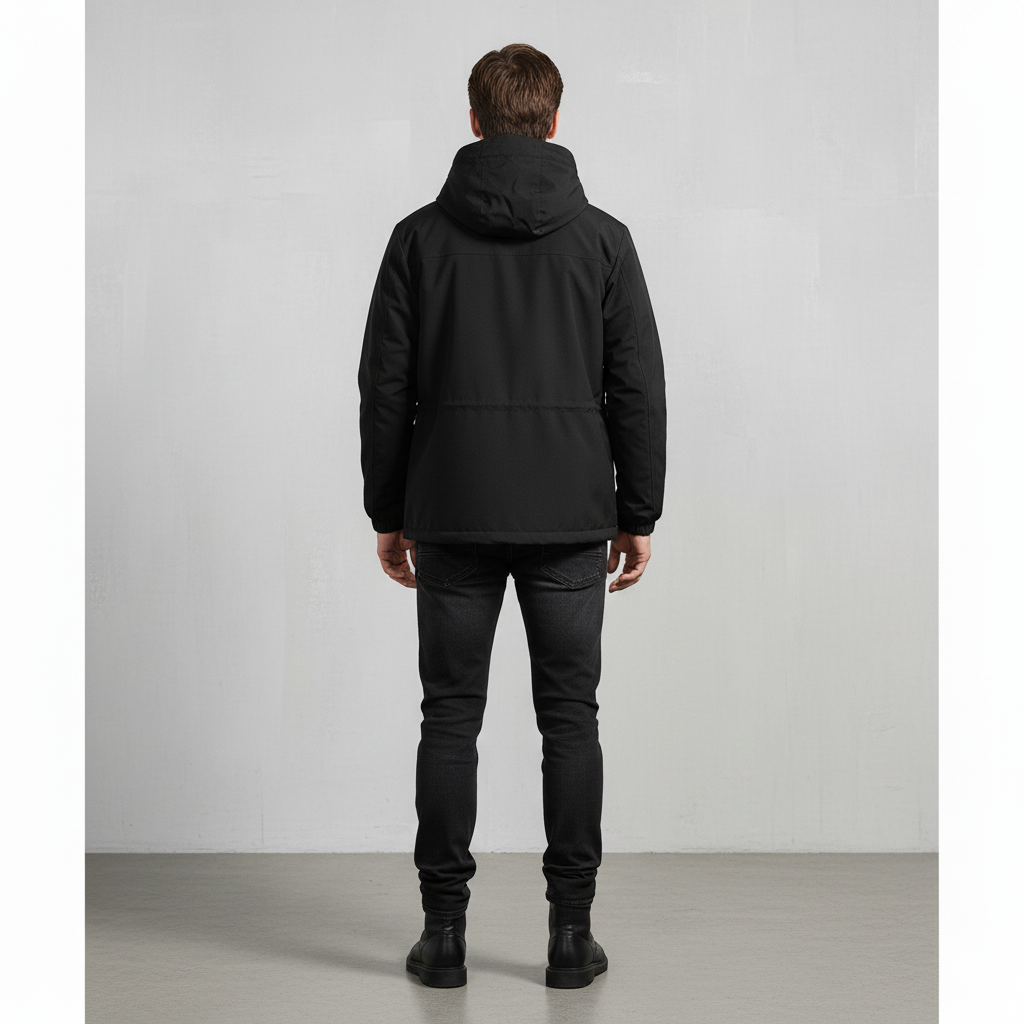 Herren Outdoorjacke mit Kapuze | Winddicht & Leicht | Freizeit