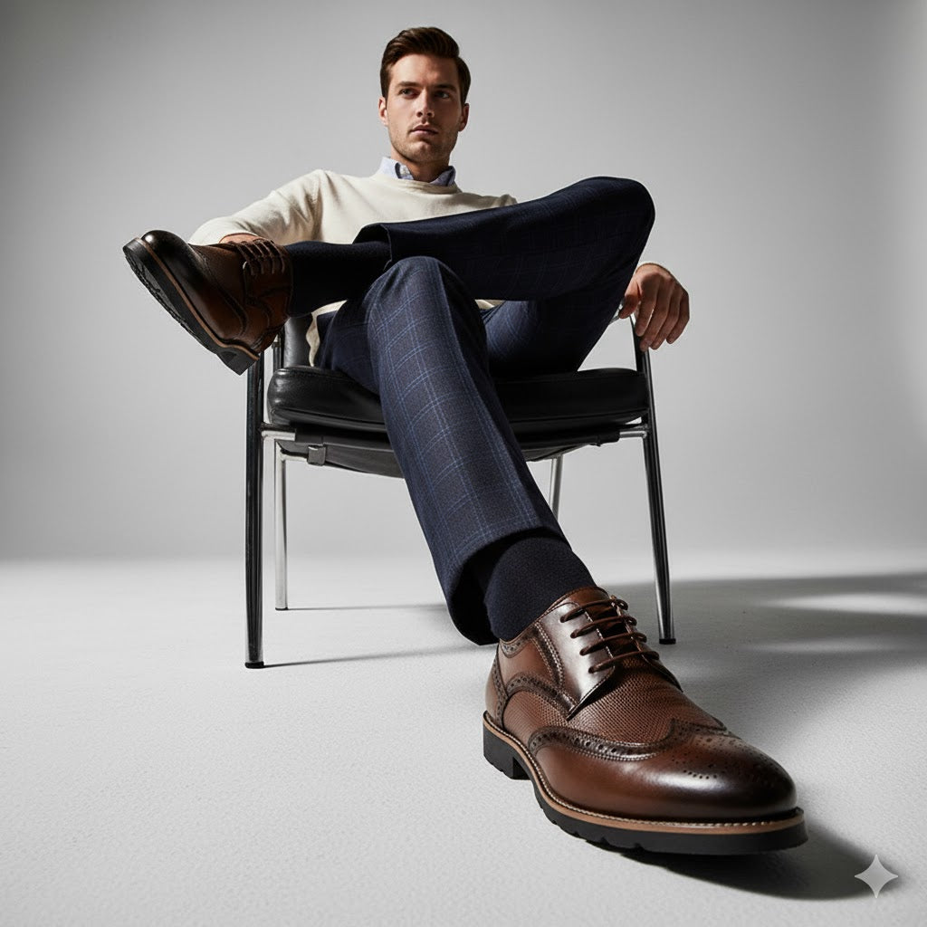 Herren Pumps Elegant | Veganes Leder & Bequemer Sitz