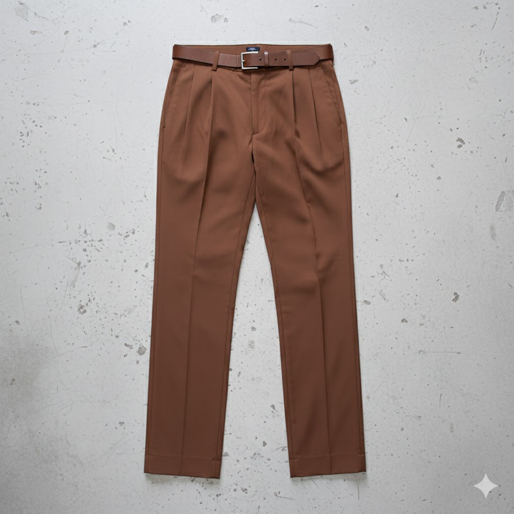 Klassische Herren Stoffhose | Regular Fit & Knitterarm