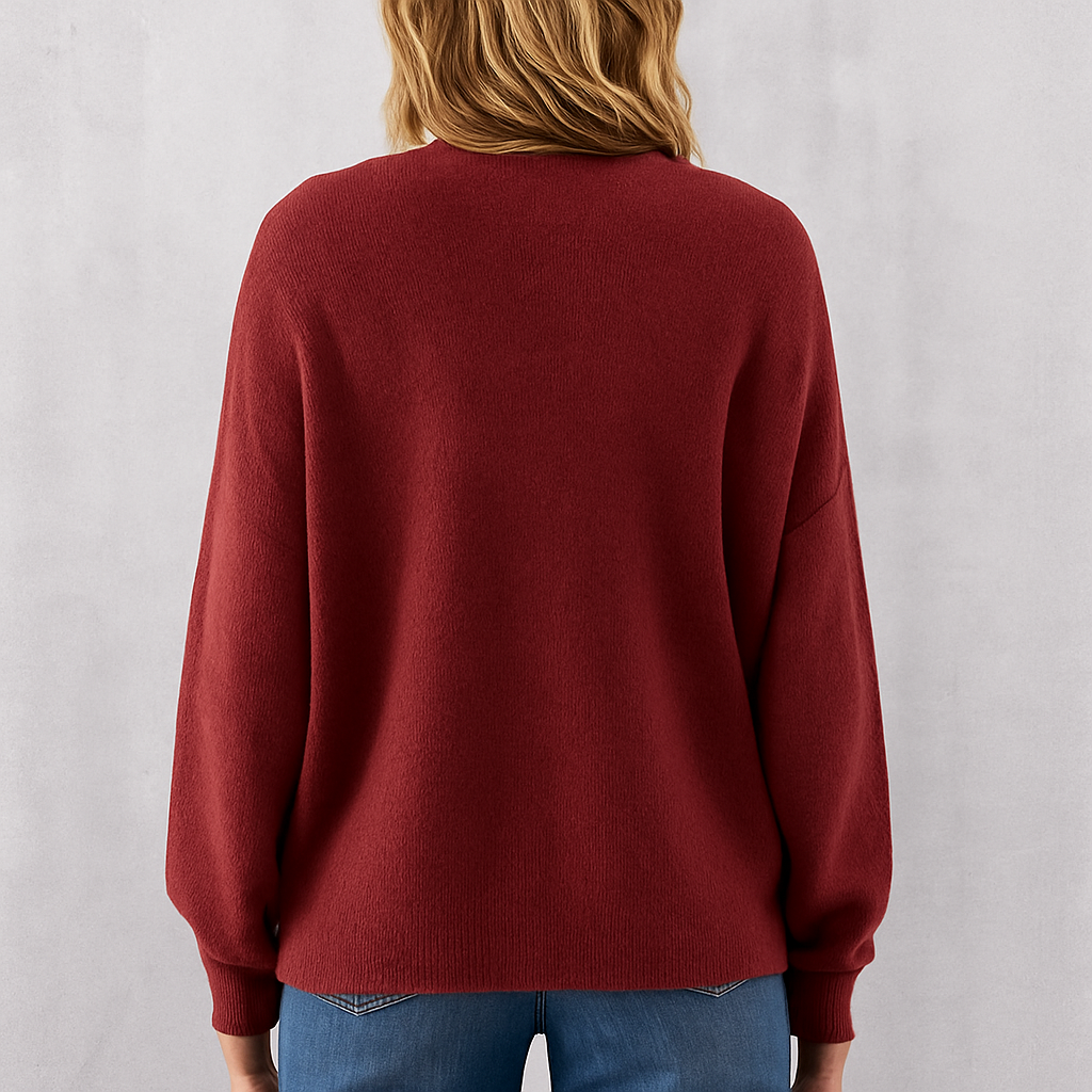 Damen Strickjacke mit V-Ausschnitt | Herbst & Übergang