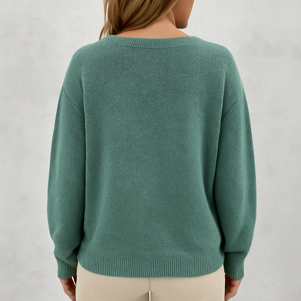 Damen Strickjacke mit V-Ausschnitt | Herbst & Übergang