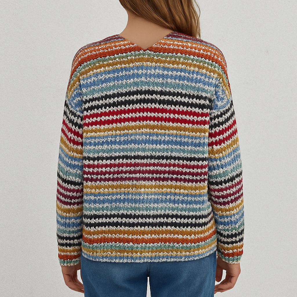 Damen Strickjacke mit abstraktem Print | Herbst/Winter | Stylisch