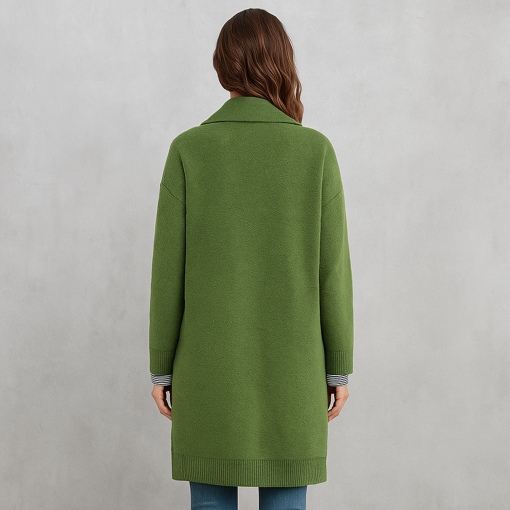 Warmer Damen Mantel aus Teddyfleece | Kuschelig & Elegant für Winter