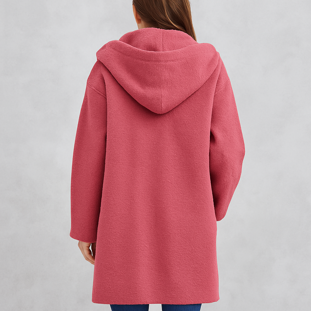 Warmer Damen Mantel aus Teddyfleece | Kuschelig & Elegant für Winter