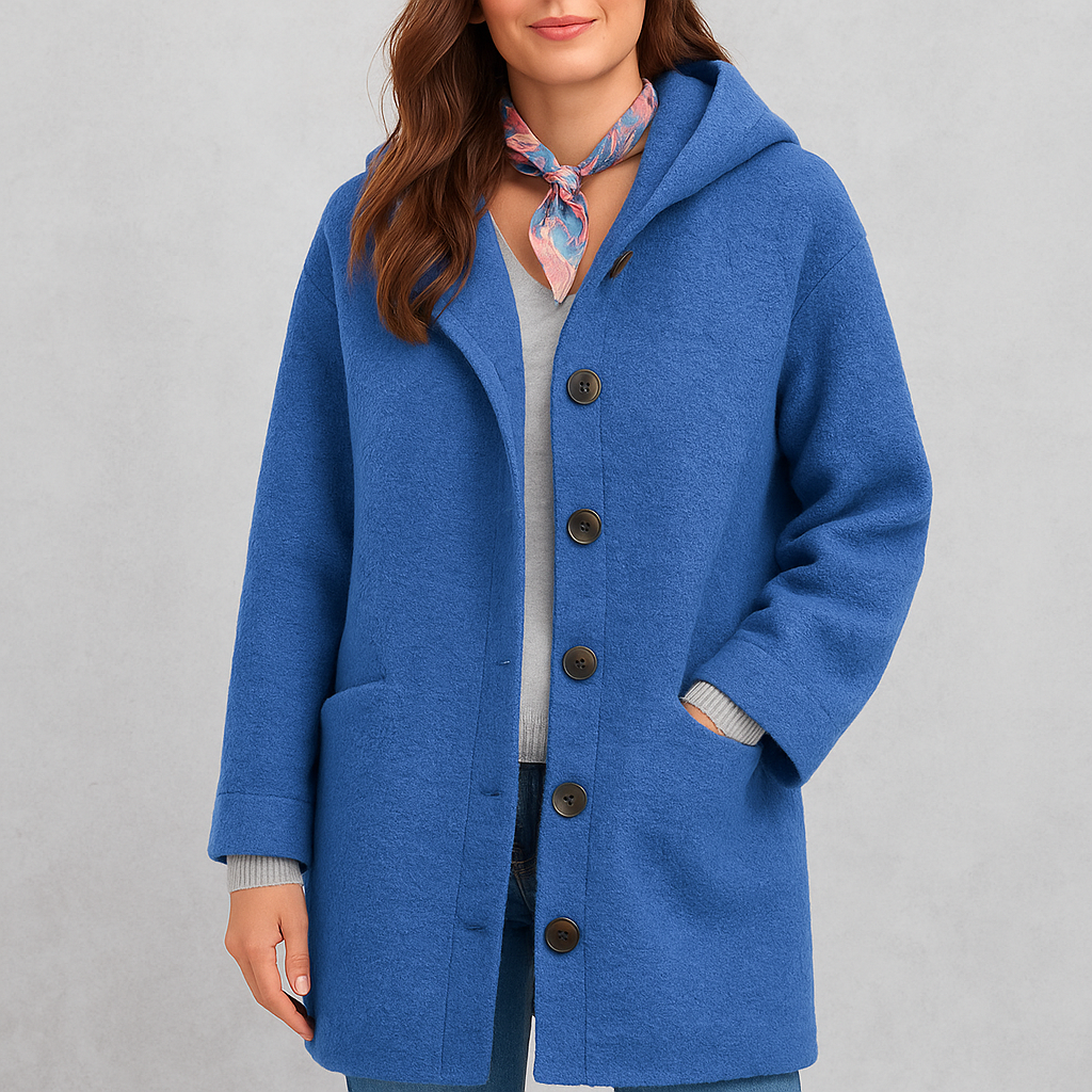 Warmer Damen Mantel aus Teddyfleece | Kuschelig & Elegant für Winter