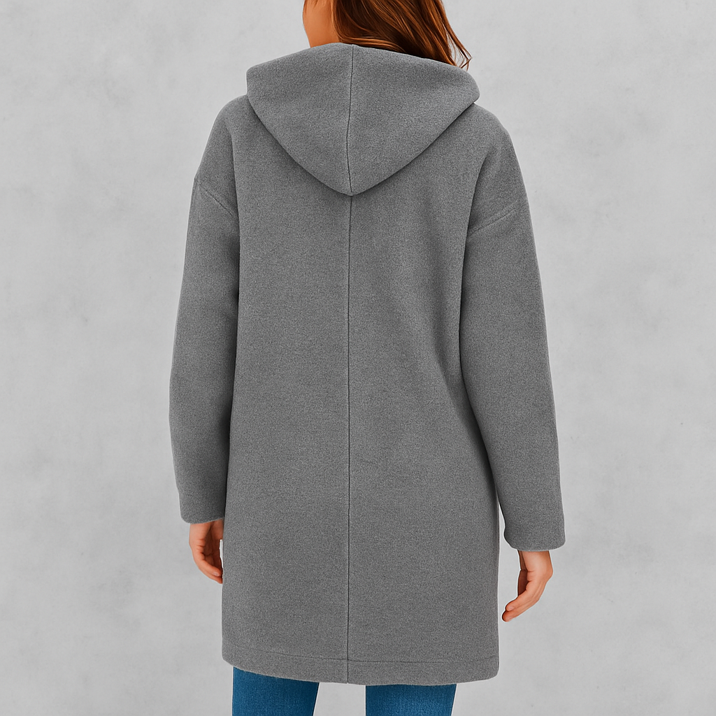 Warmer Damen Mantel aus Teddyfleece | Kuschelig & Elegant für Winter