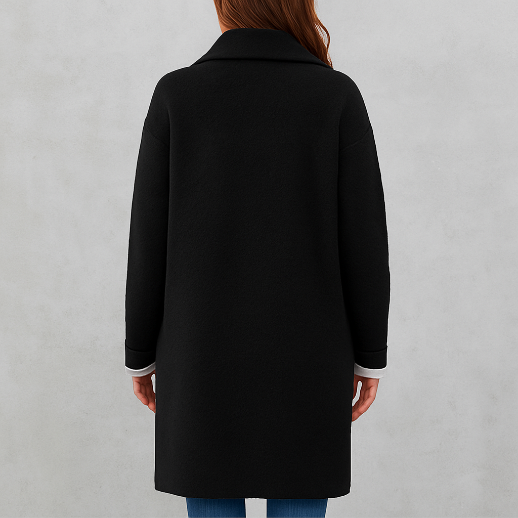 Warmer Damen Mantel aus Teddyfleece | Kuschelig & Elegant für Winter