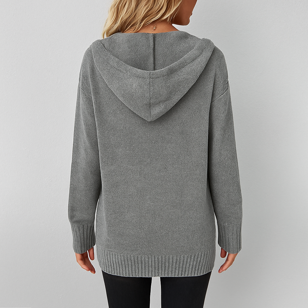 Lässiger Damen Strickjacke mit Knopfleiste | Herbst Winter
