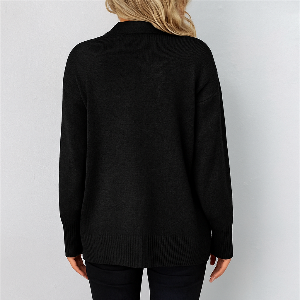 Lässiger Damen Strickjacke mit Knopfleiste | Herbst Winter
