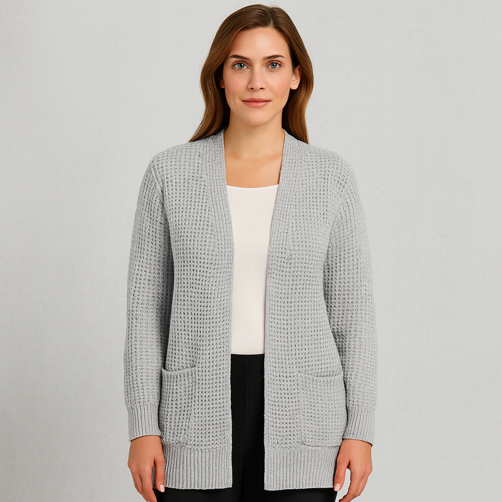 Damen Strickjacke mit Taschen | Locker & Warm | Herbst/Winter