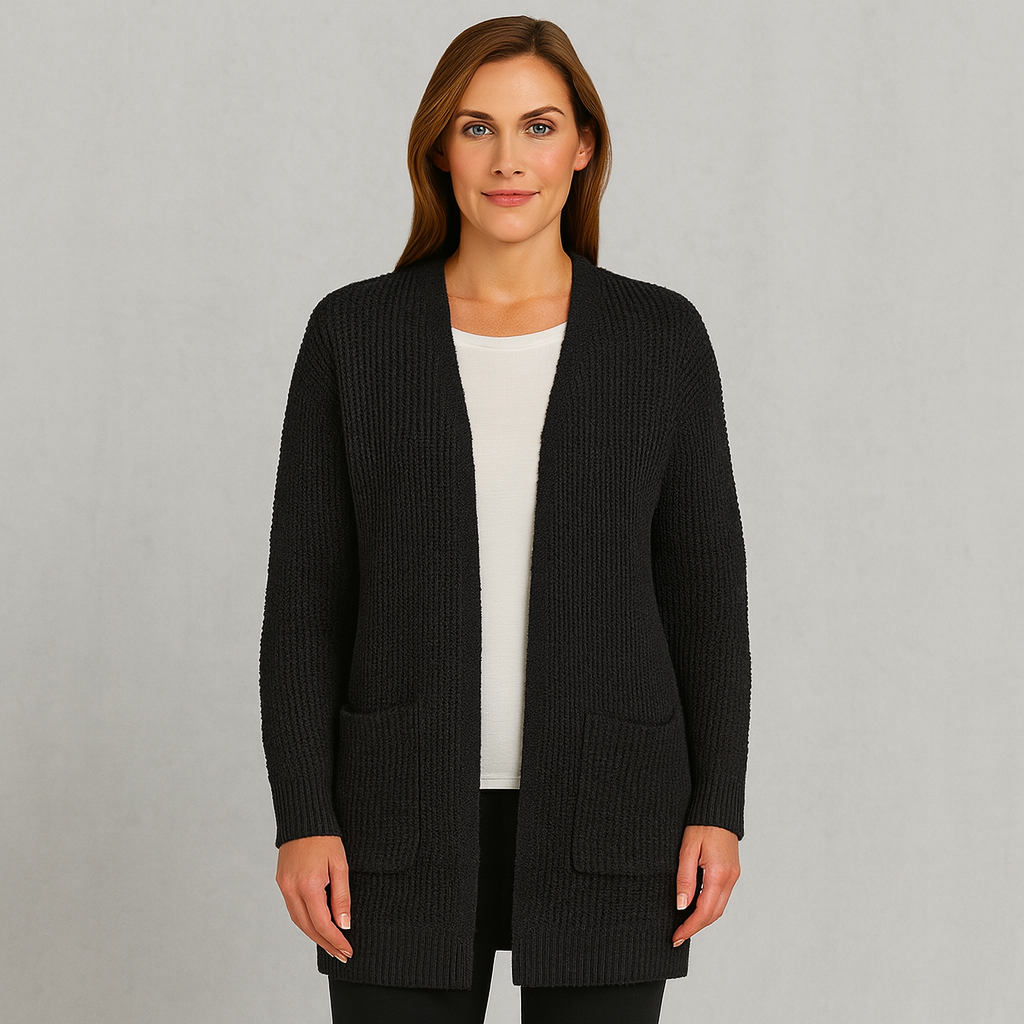 Damen Strickjacke mit Taschen | Locker & Warm | Herbst/Winter