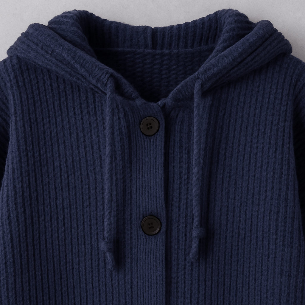 Kuscheliger Damen Strickjacke mit Kapuze | Warm für Herbst/Winter