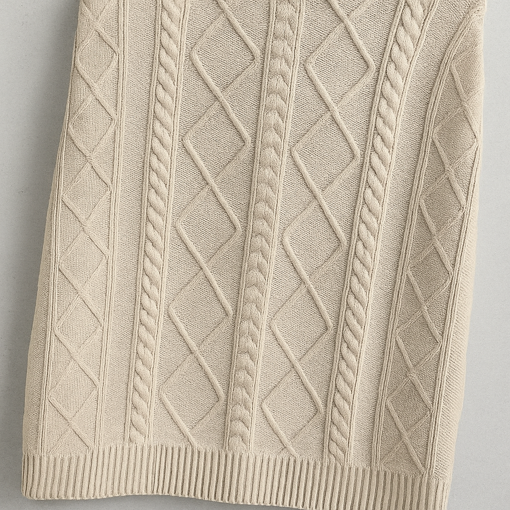 Langer Damen Strickmantel mit Kapuze | Elegant & Warm für Herbst/Winter