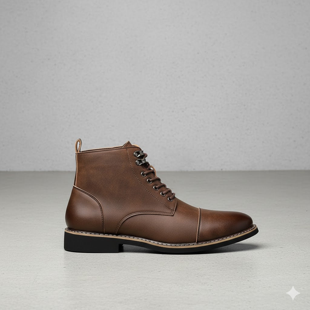 Elegante Herren Stiefeletten | Rutschfest & mit Reißverschluss