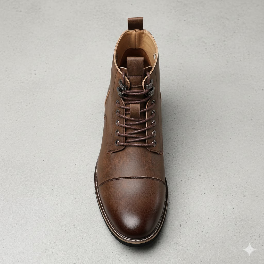 Elegante Herren Stiefeletten | Rutschfest & mit Reißverschluss