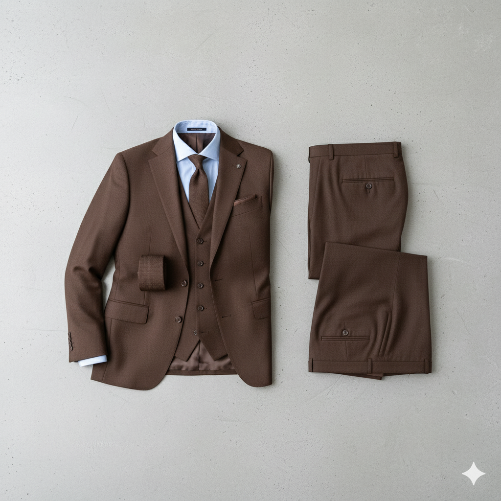 Herren Anzug 3-teilig | Slim Fit Elegant für Hochzeit & Business