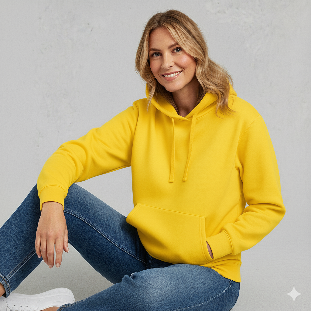 Warmer Damen Hoodie aus Fleece | Freizeit & Winter