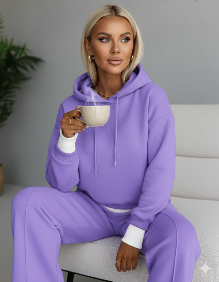 Damen Hoodie mit Kapuze | Zweiteilig & Freizeit