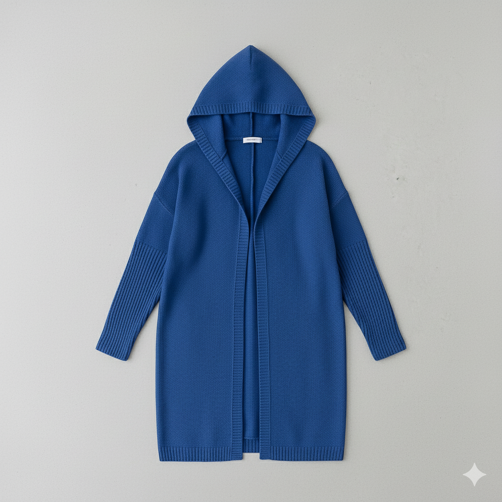 Damen Strickjacke mit Kapuze | Lässig & Übergang