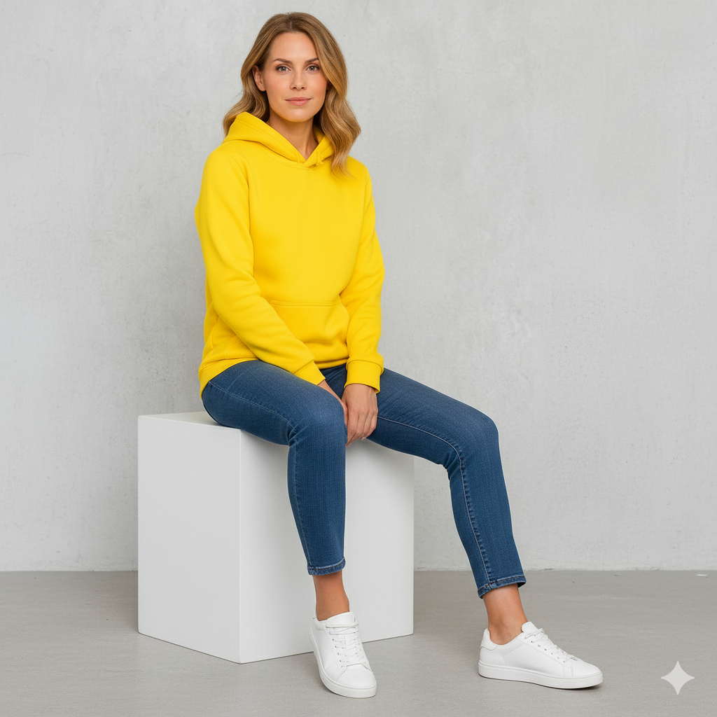 Warmer Damen Hoodie aus Fleece | Freizeit & Winter