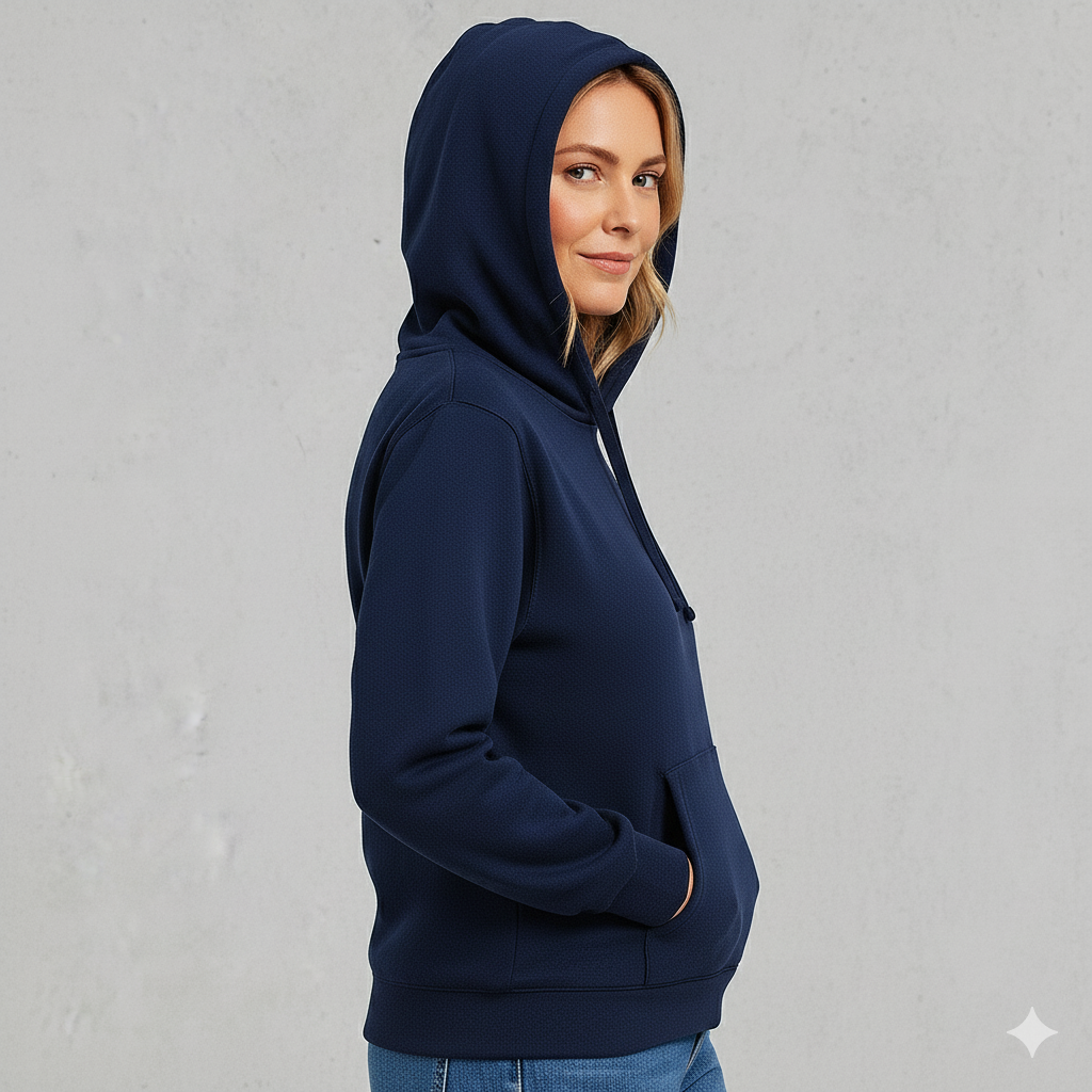 Warmer Damen Hoodie aus Fleece | Freizeit & Winter