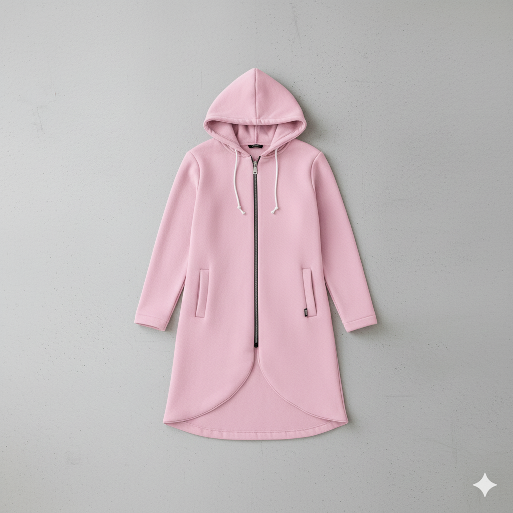 Damen Sweatjacke mit Kapuze & Reißverschluss | Herbst/Winter