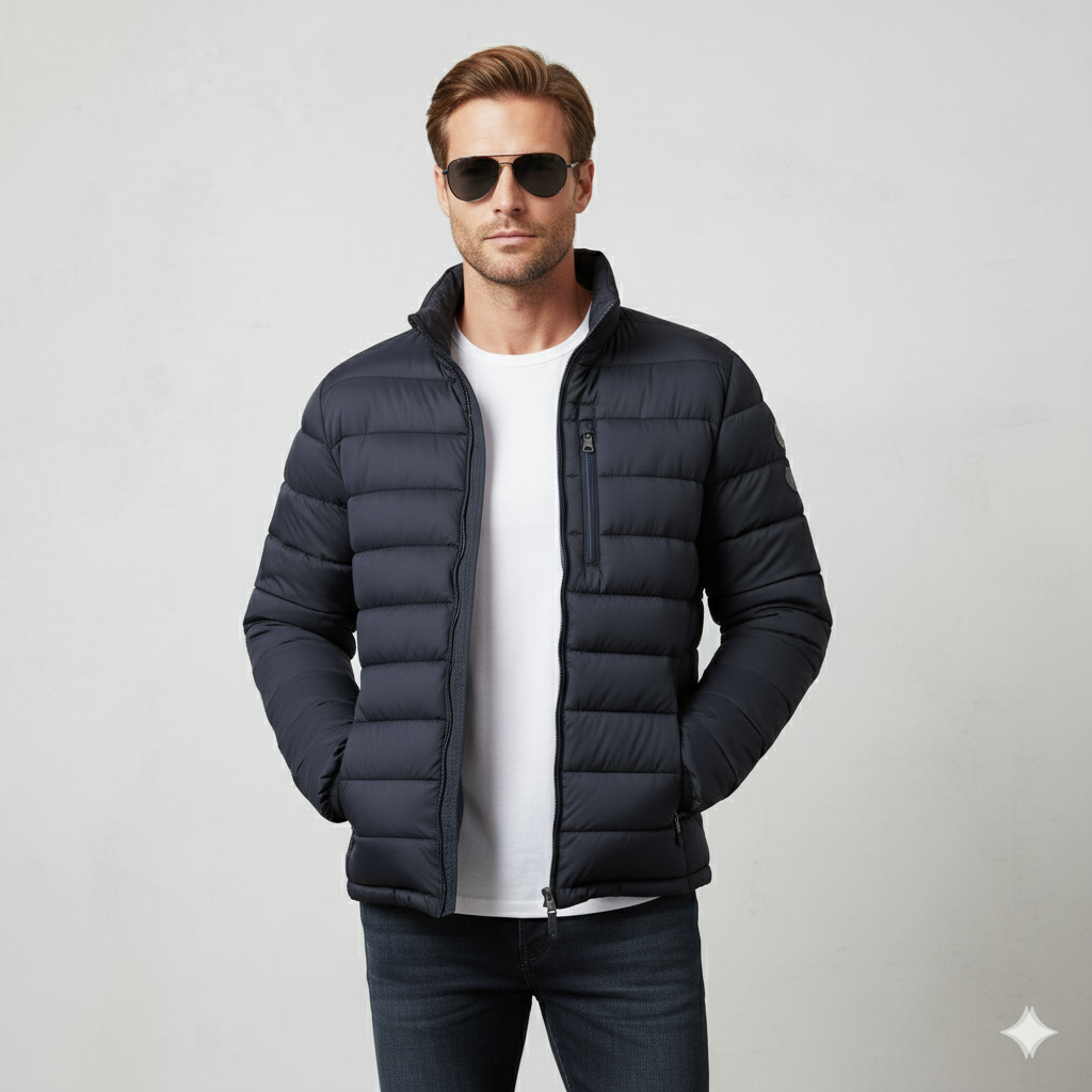 Leichte Herren Steppjacke | Herbst Winter Übergang