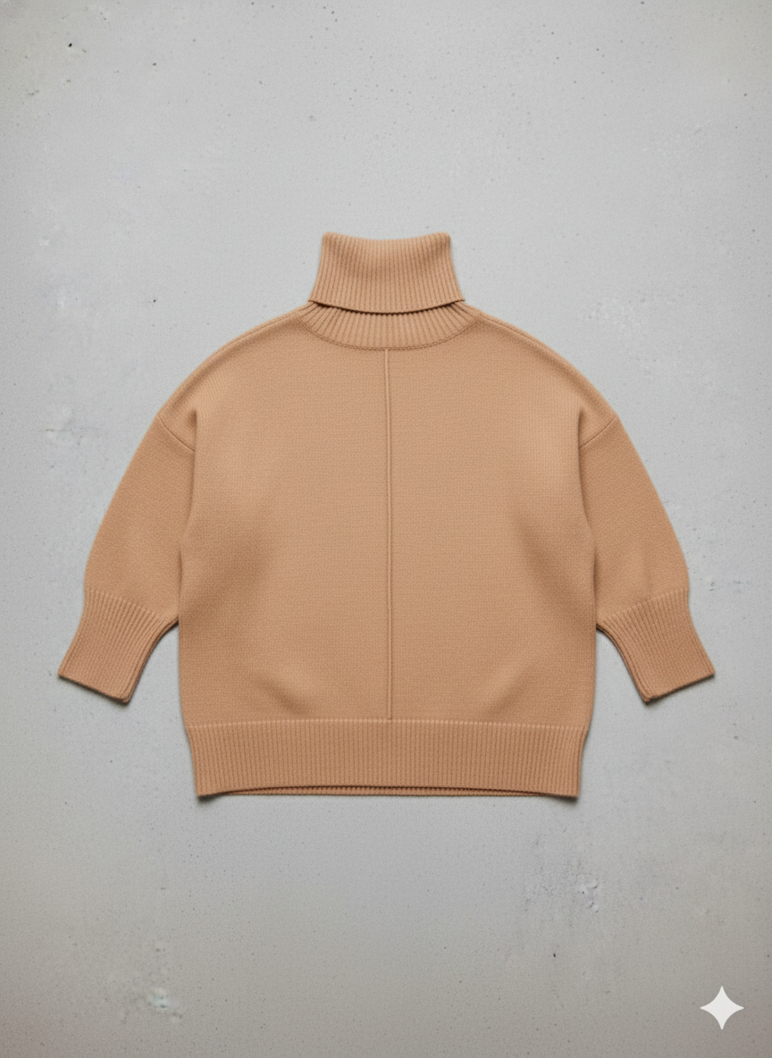 Kuscheliger Damenpullover mit Rollkragen | Warm für Herbst/Winter