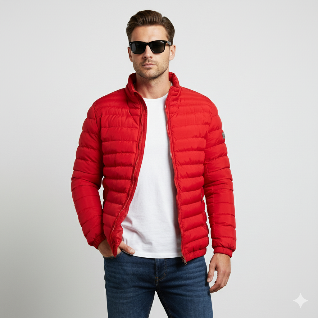 Leichte Herren Steppjacke | Herbst Winter Übergang