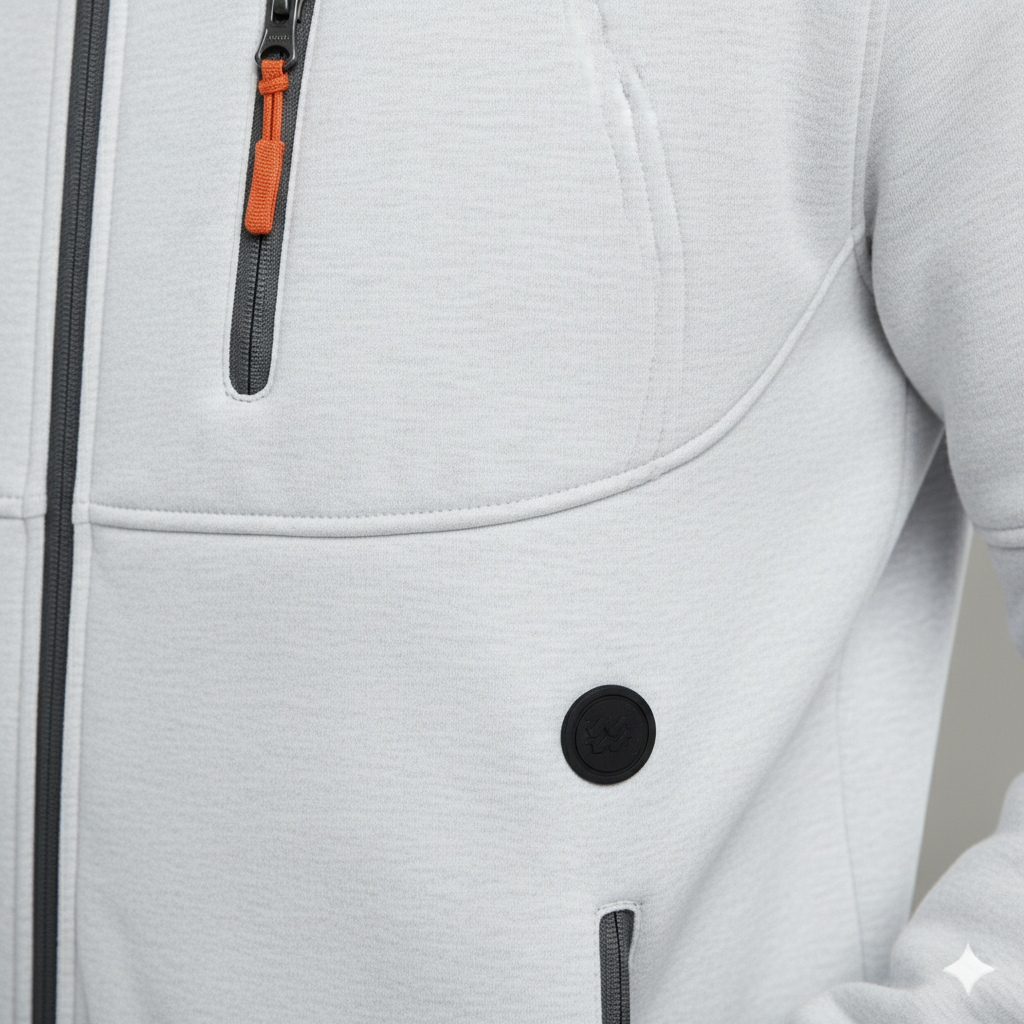 Fleecejacke für Herren mit Kapuze | Warm & Bequem | Herbst