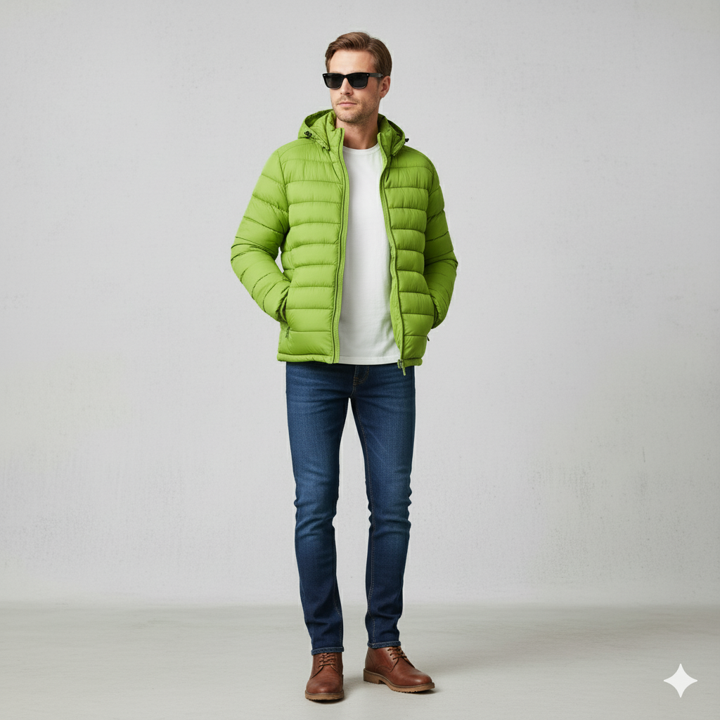Leichte Herren Steppjacke | Herbst Winter Übergang