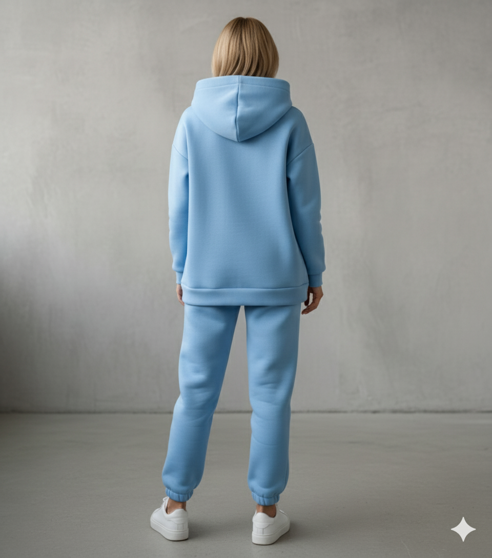 Warmer Damen Hoodie Zweiteiler | Bequem für Herbst & Winter