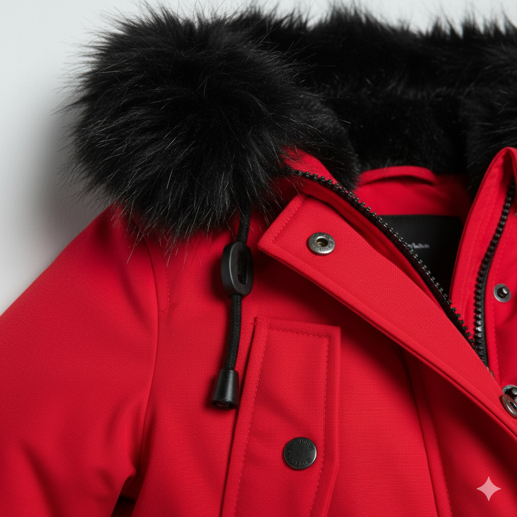 Damen Winterjacke mit Fellkapuze | Warm & Gefüttert