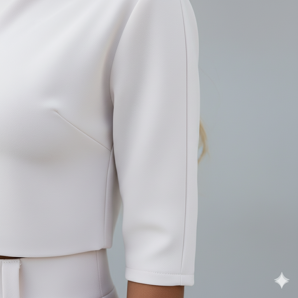 Kurzes Oberteil & High Waist Hose | Weit & Elegant