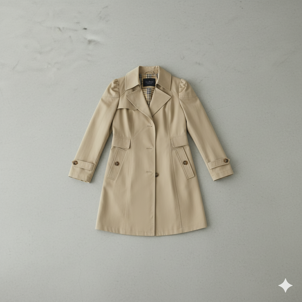 Damen Trenchcoat mit schmalem Schnitt | Mittellang & Elegant