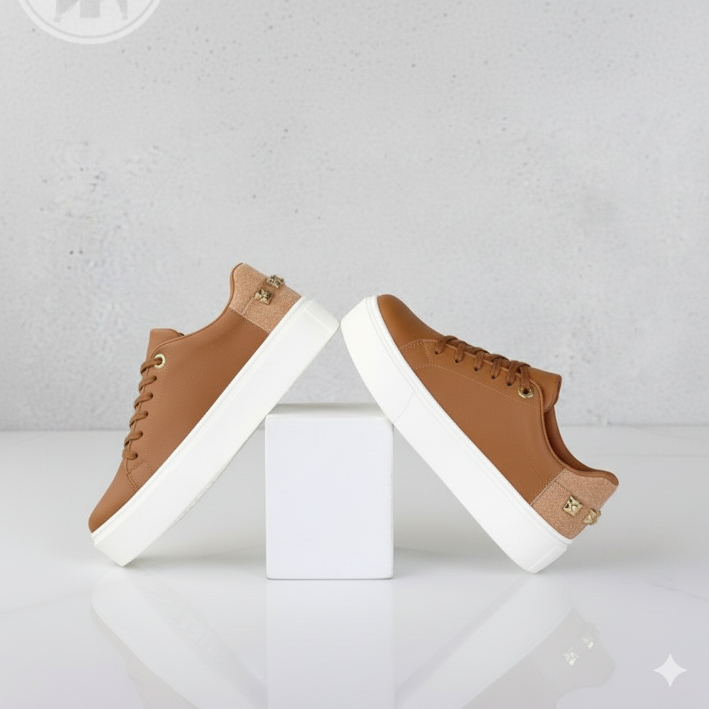Damen Sneaker mit Plateau Sohle | Elegant & Bequem