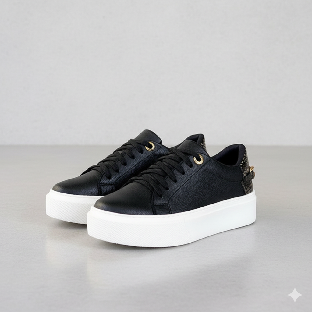 Damen Sneaker mit Plateau Sohle | Elegant & Bequem
