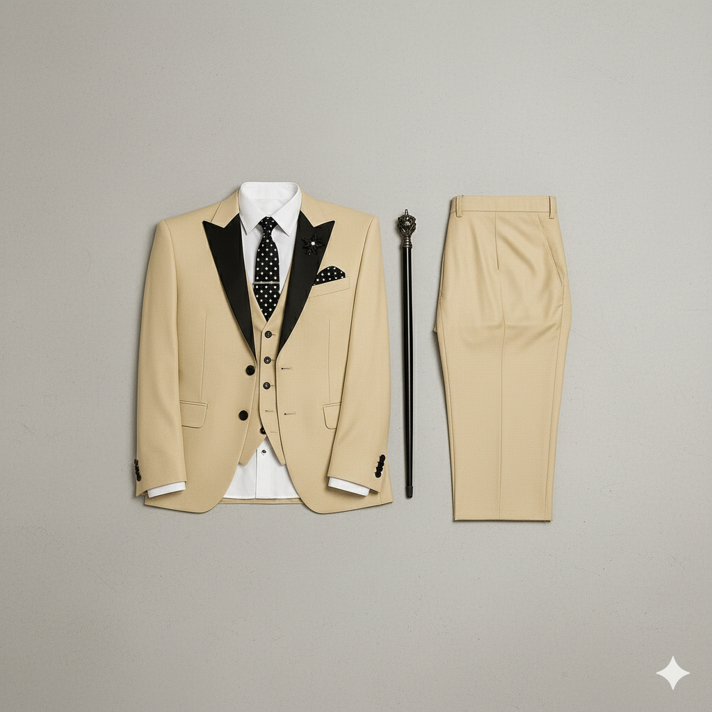 Herren 3-teiliger Anzug Slim Fit | Business Hochzeit Smoking