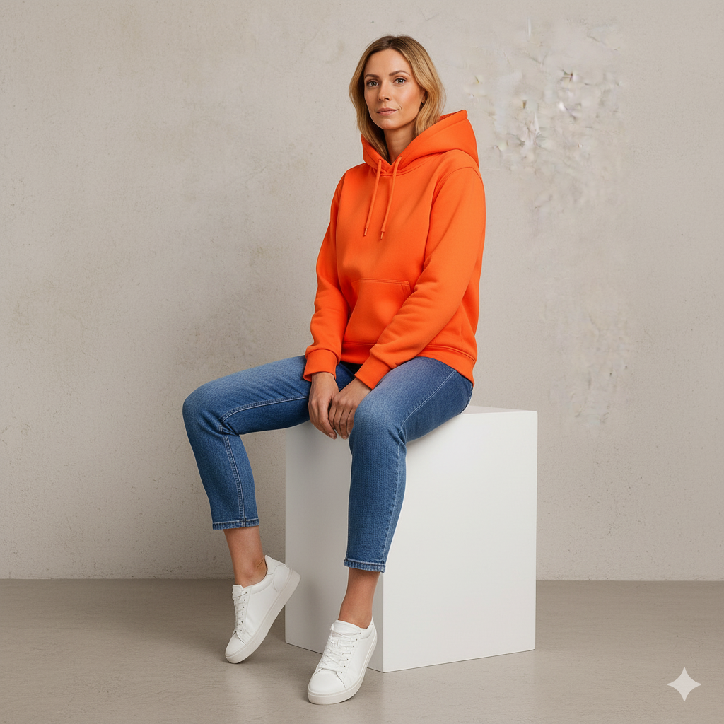 Warmer Damen Hoodie aus Fleece | Freizeit & Winter