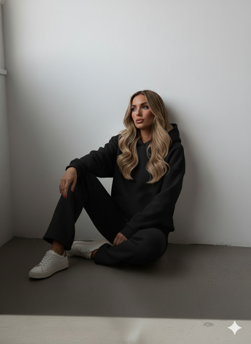 Warmer Damen Hoodie Zweiteiler | Bequem für Herbst & Winter