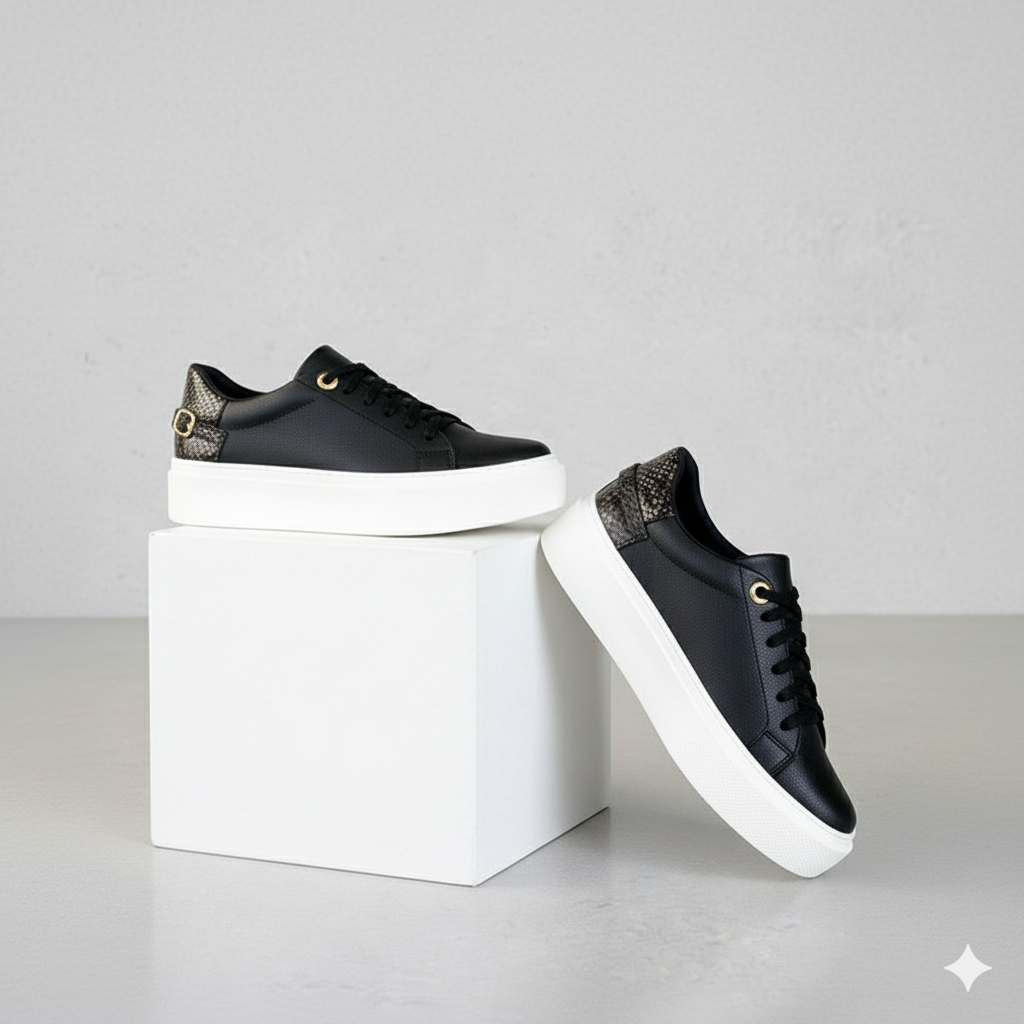 Damen Sneaker mit Plateau Sohle | Elegant & Bequem