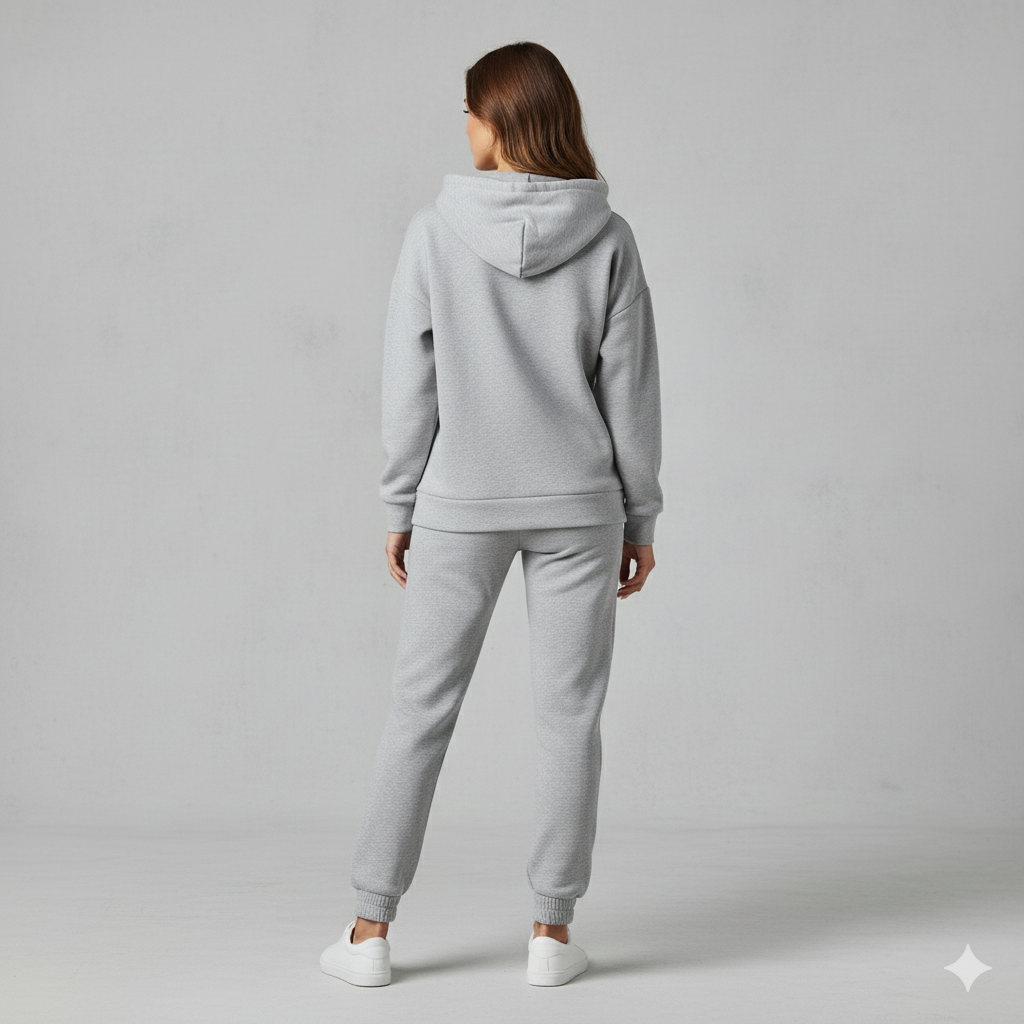 Warmer Damen Hoodie Zweiteiler | Bequem für Herbst & Winter